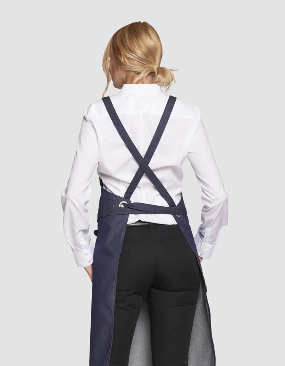 Latzschürze Jesi X Jeans 90 x 71 cm - denim